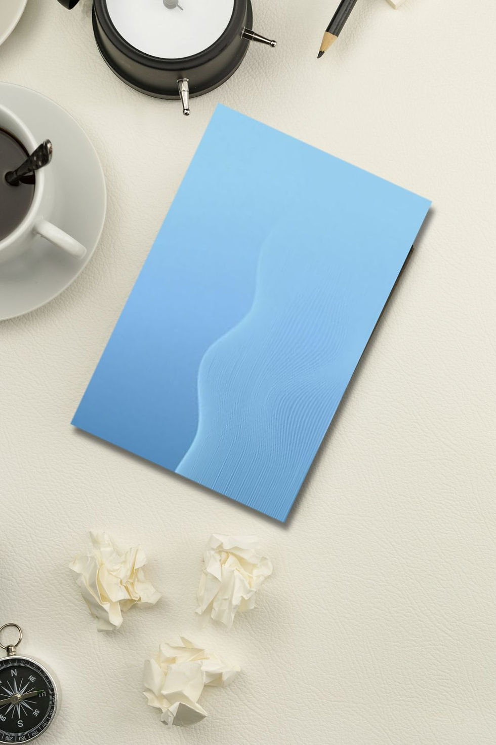 Thumbnail: Blue Accent Journal | Elegant Lined Notebook for Writing & Reflection