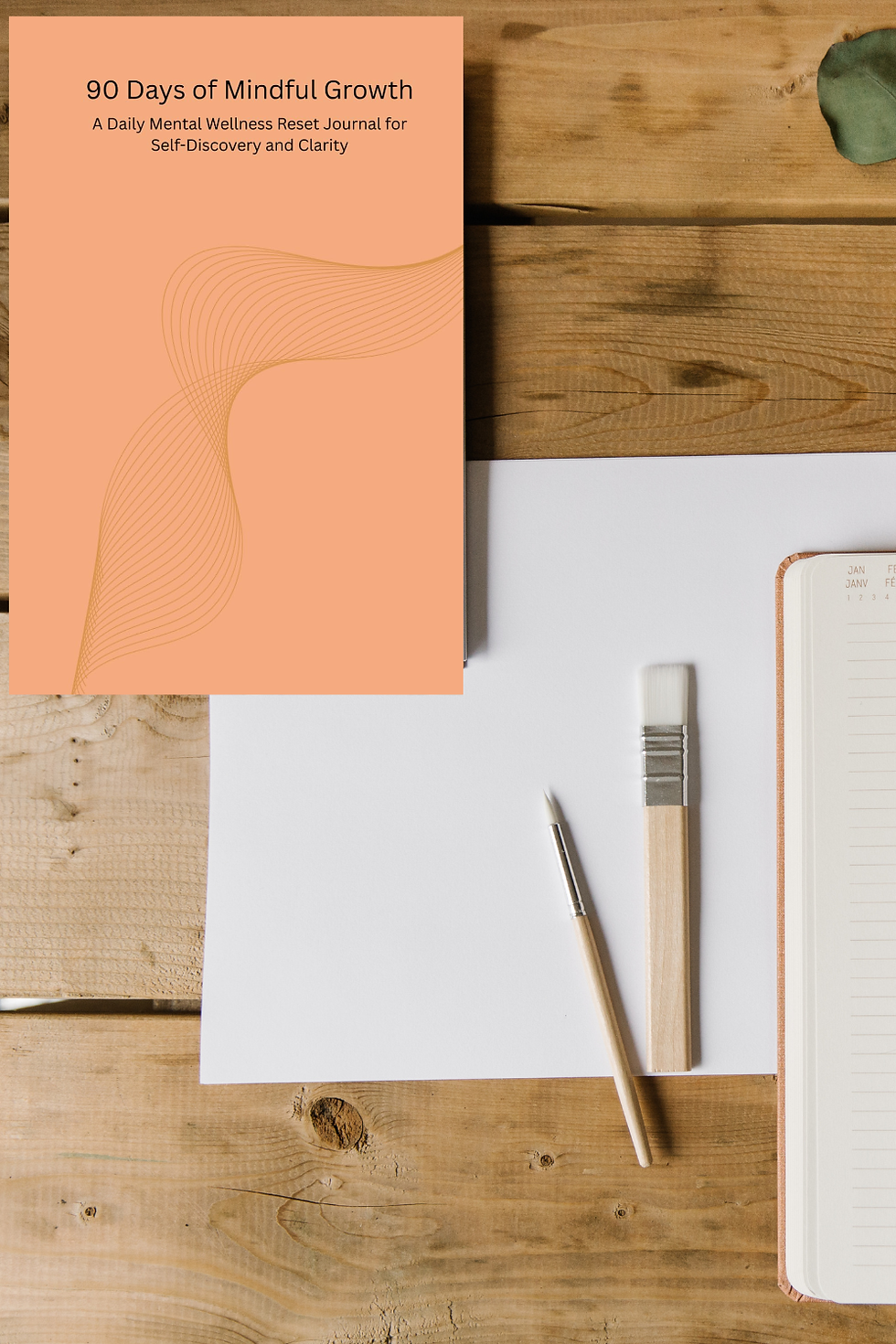 Thumbnail: Orange Mindfulness Journal | 90 Days of Mindful Growth