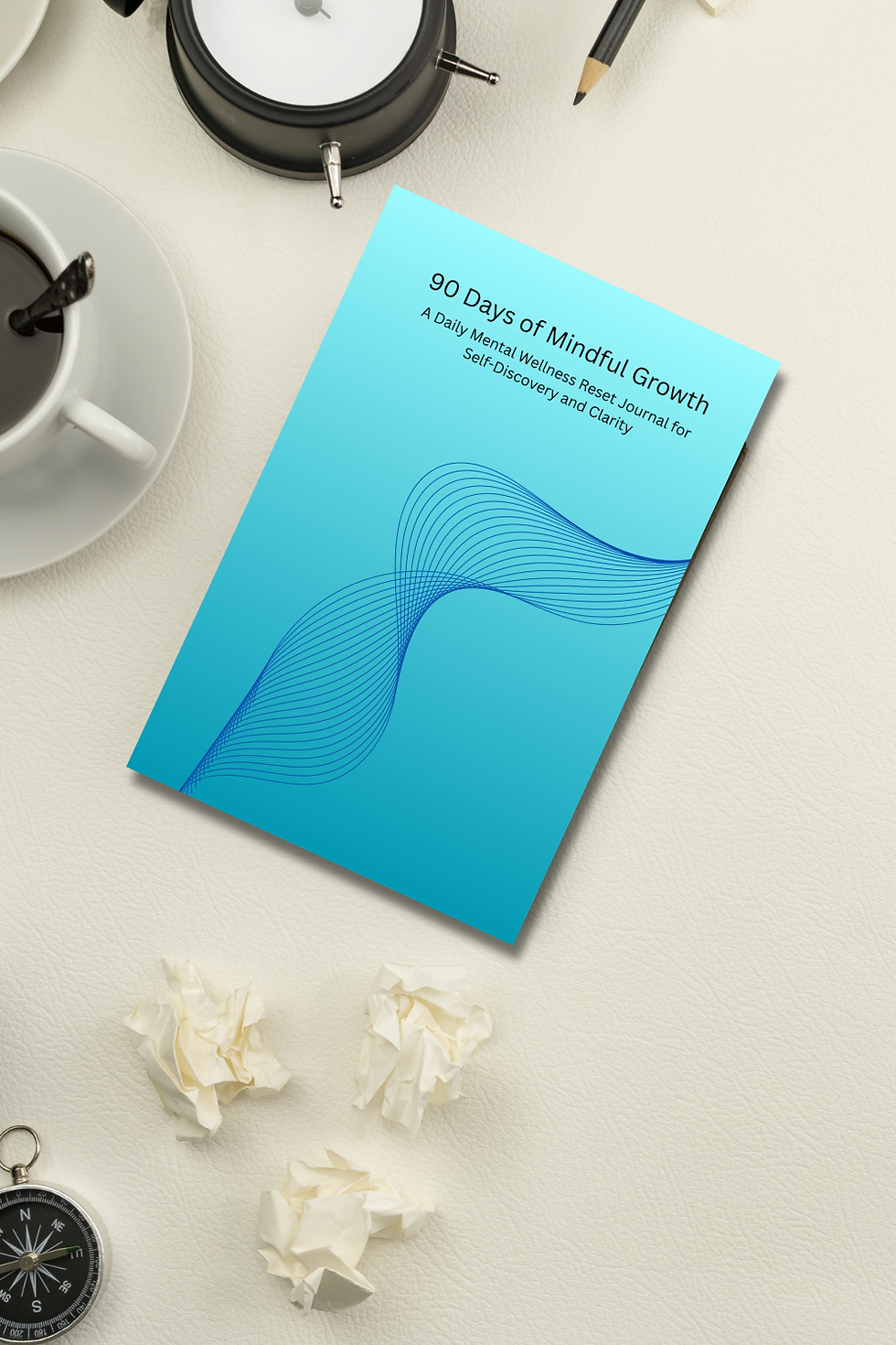 Thumbnail: Dark Blue Mindfulness Journal | 90 Days of Mindful Growth