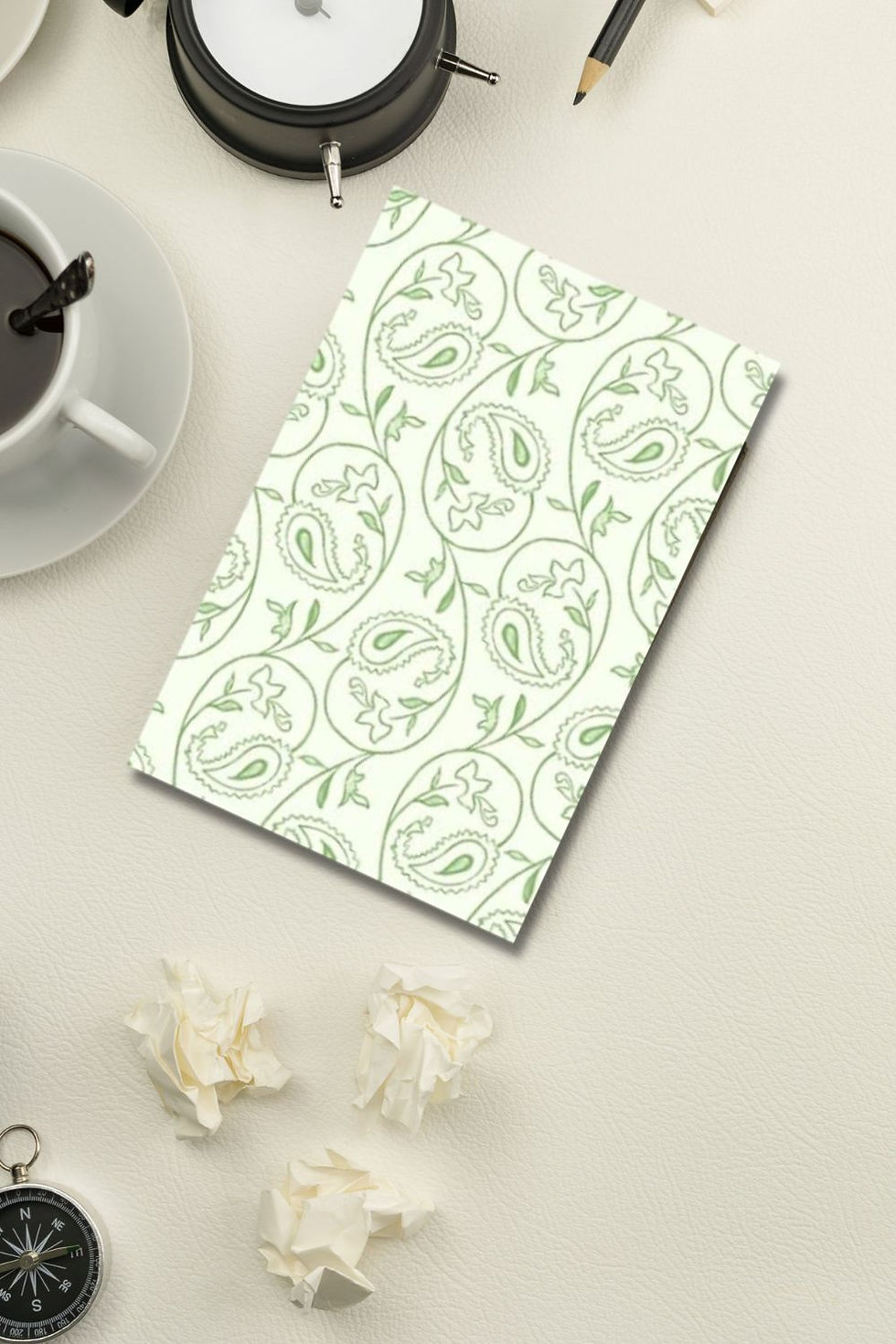 Thumbnail: Green Leaf Journal | Botanical Lined Notebook for Writing & Journaling