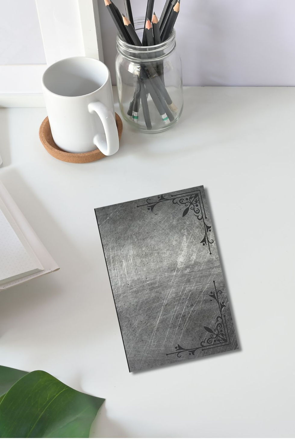 Thumbnail: Grunge Hardcover Bullet Journal | Dot Grid Notebook