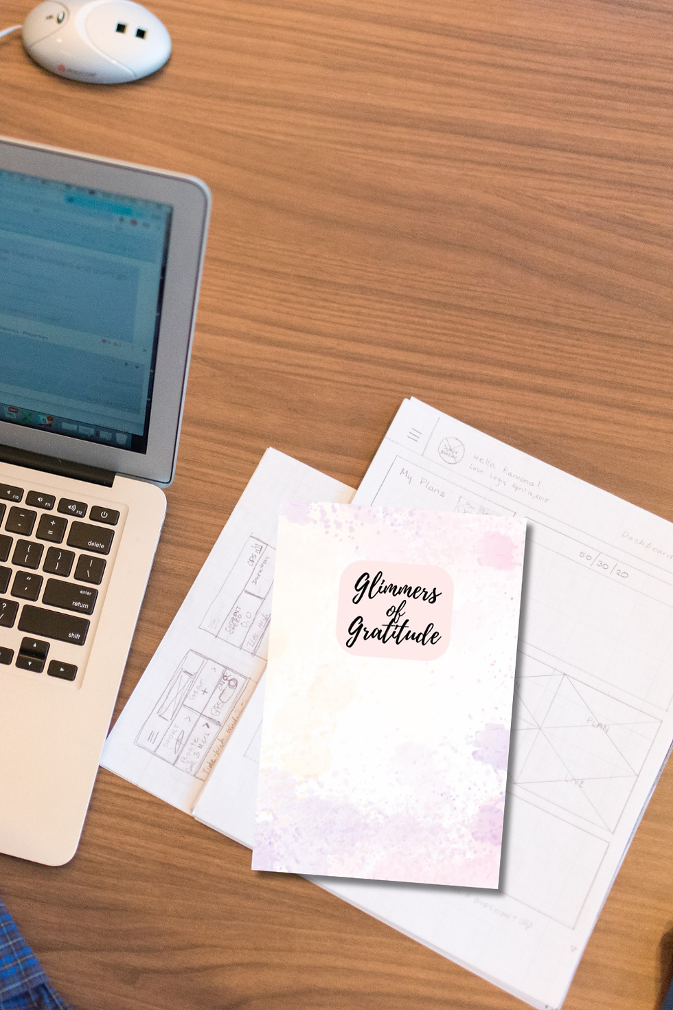 Thumbnail: Pink Purple Gratitude Journal | Daily Thankfulness Journal