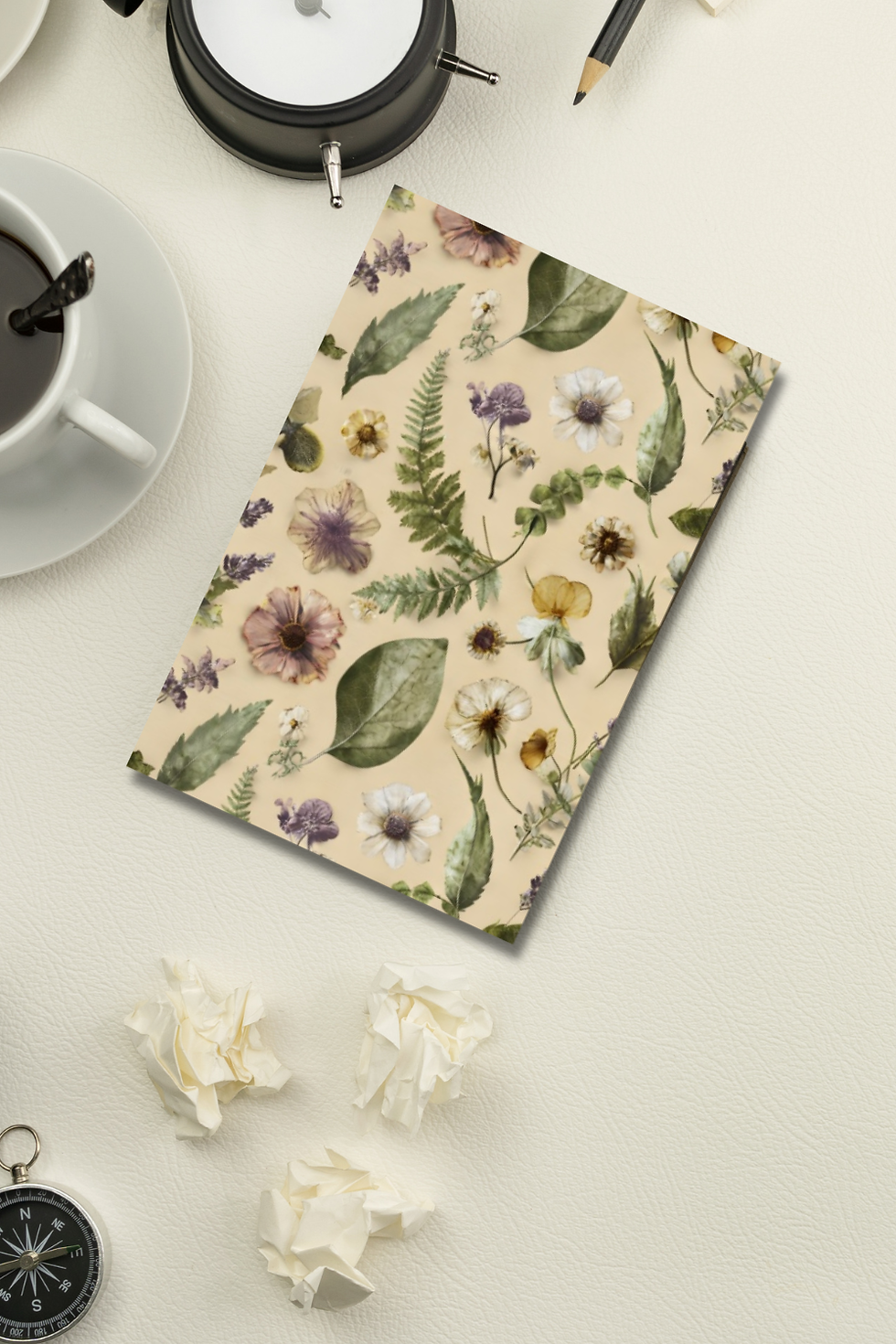 Thumbnail: Pressed Flowers Journal | Lined Notebook for Writing