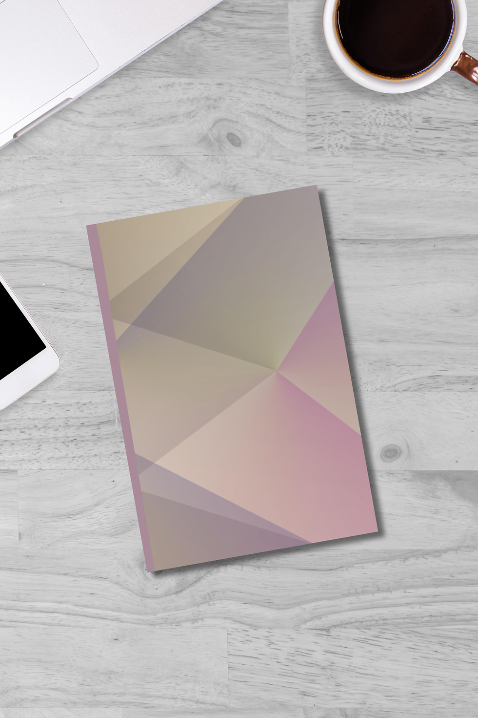 Thumbnail: Purple Green Geometric Journal | Lined Notebook