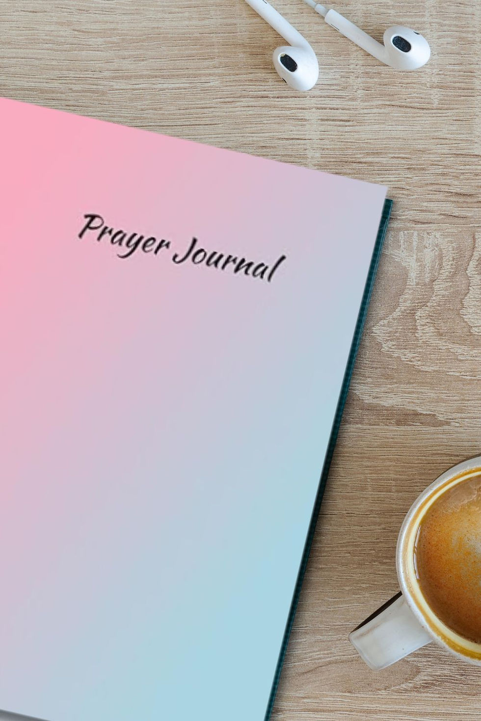 Thumbnail: Pink Blue Ombre Prayer Journal | Guided Christian Journal