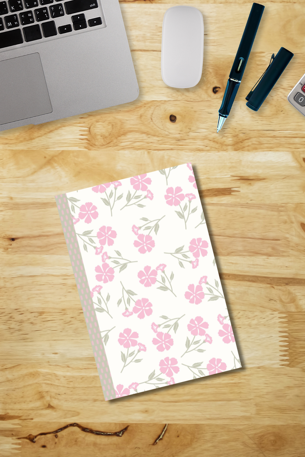 Thumbnail: Pink Floral Journal | Lined Notebook