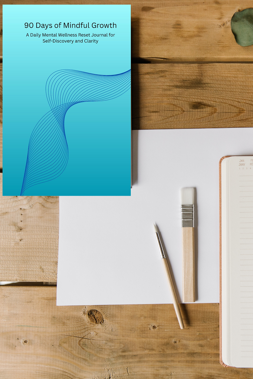 Thumbnail: Dark Blue Mindfulness Journal | 90 Days of Mindful Growth