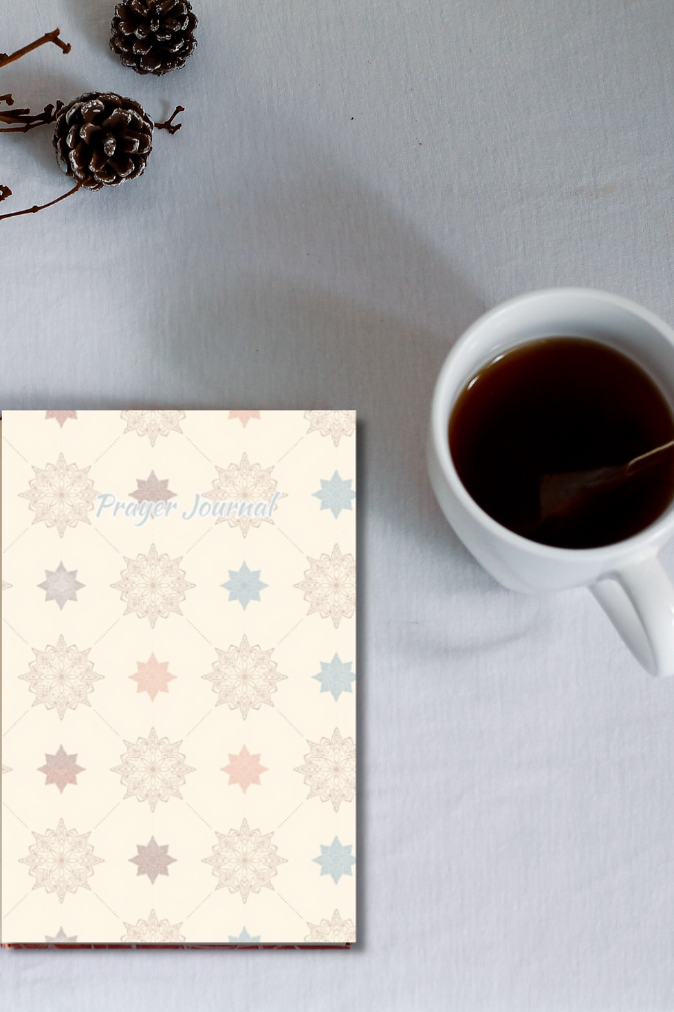 Thumbnail: Neutral Mandala Prayer Journal | Guided Christian Notebook