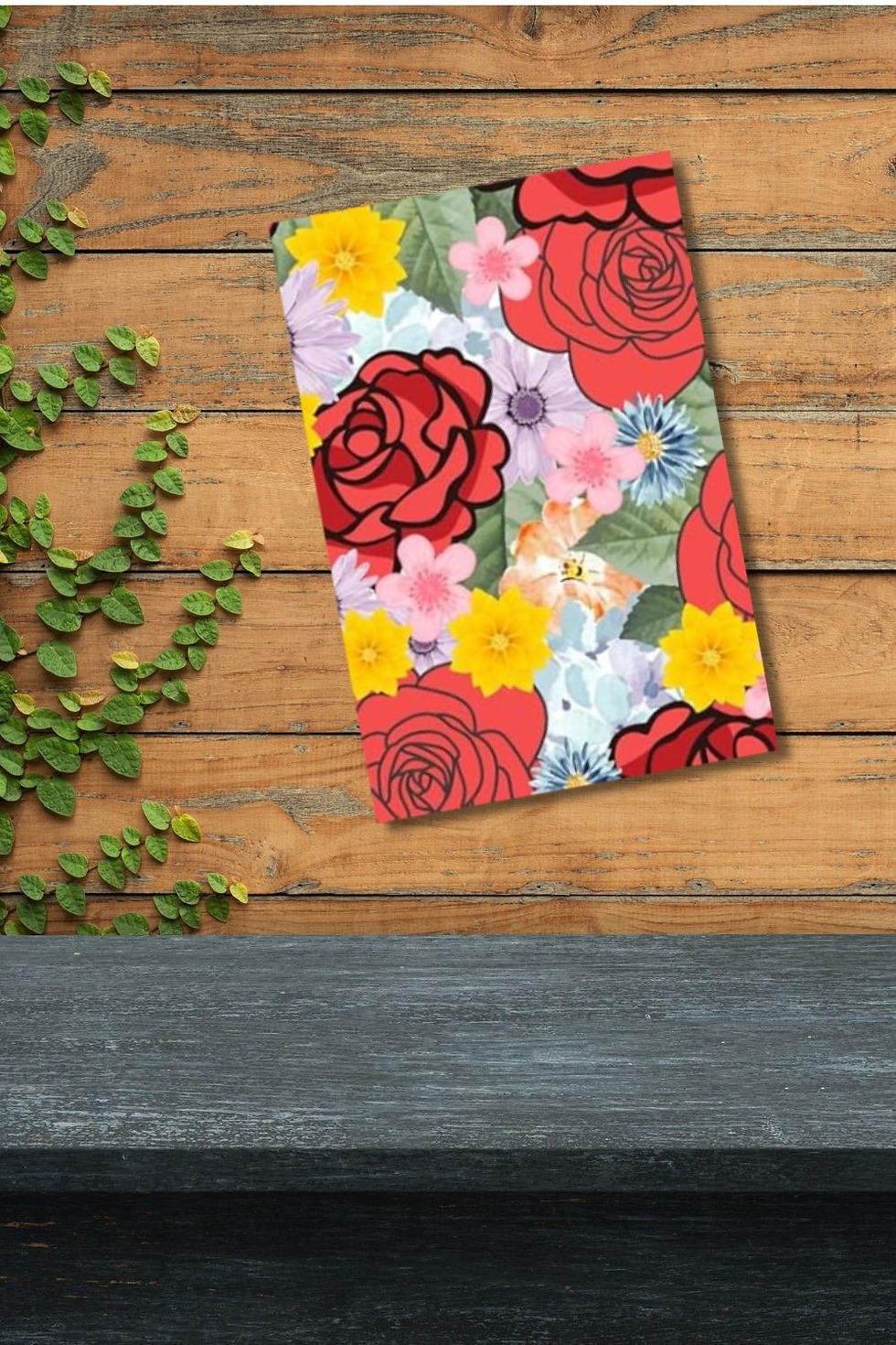 Thumbnail: Rose Floral Journal | Elegant Lined Notebook for Writing & Journaling