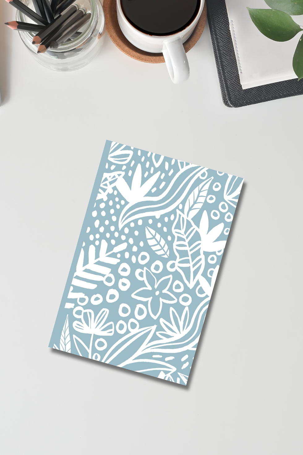 Thumbnail: Blue Foliage Journal | Lined Notebook