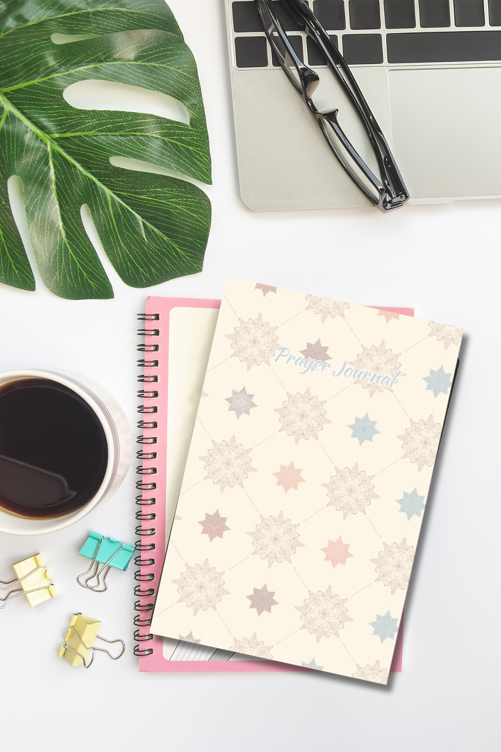 Thumbnail: Neutral Mandala Prayer Journal | Guided Christian Notebook
