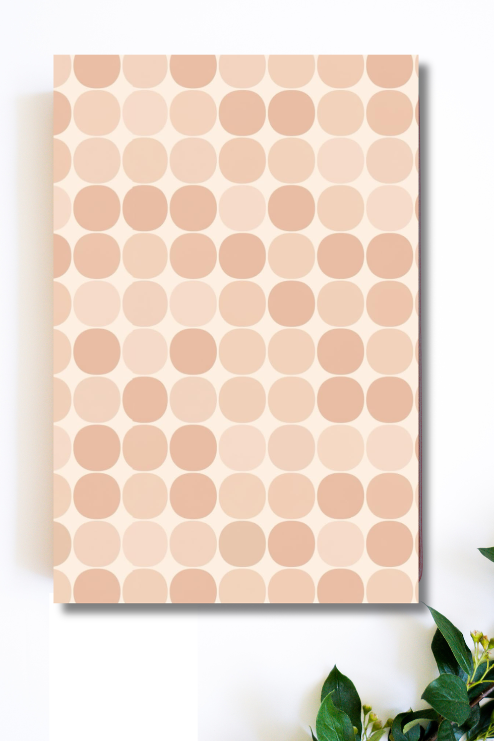 Thumbnail: Rounded Checkered Bullet Journal | Dot Grid Notebook