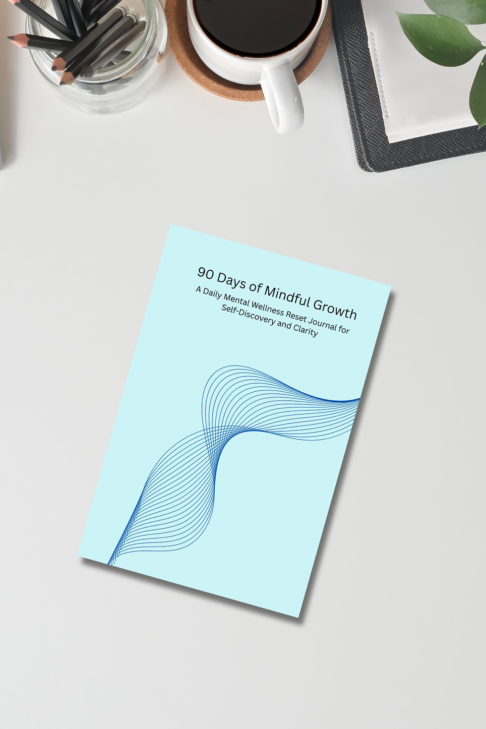 Thumbnail: Light Blue Mindfulness Journal | 90 Days of Mindful Growth
