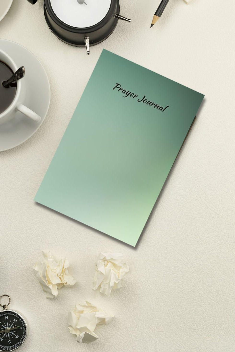Thumbnail: Dark Green Prayer Journal | Guided Christian Journal