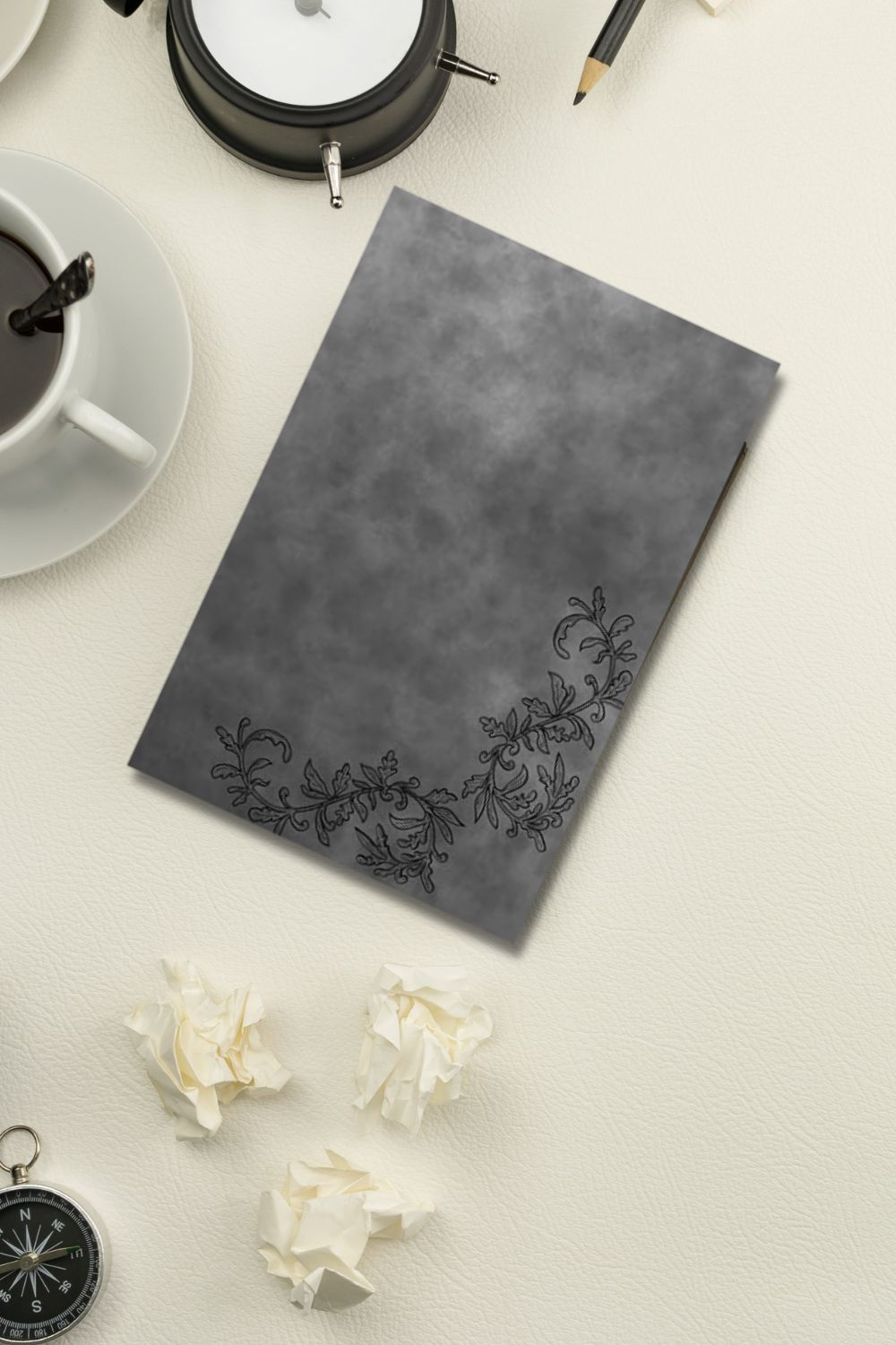 Dark Grey Hardcover Bullet Journal | Dot Grid Notebook