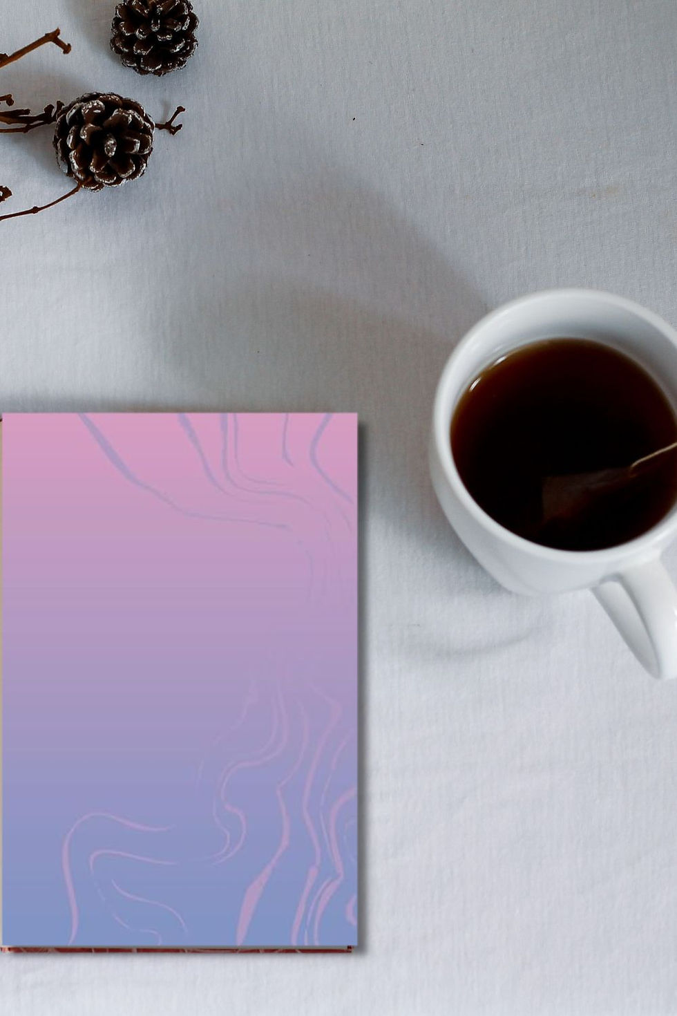 Thumbnail: Pink Purple Ombre Journal | Lined Notebook for Writing
