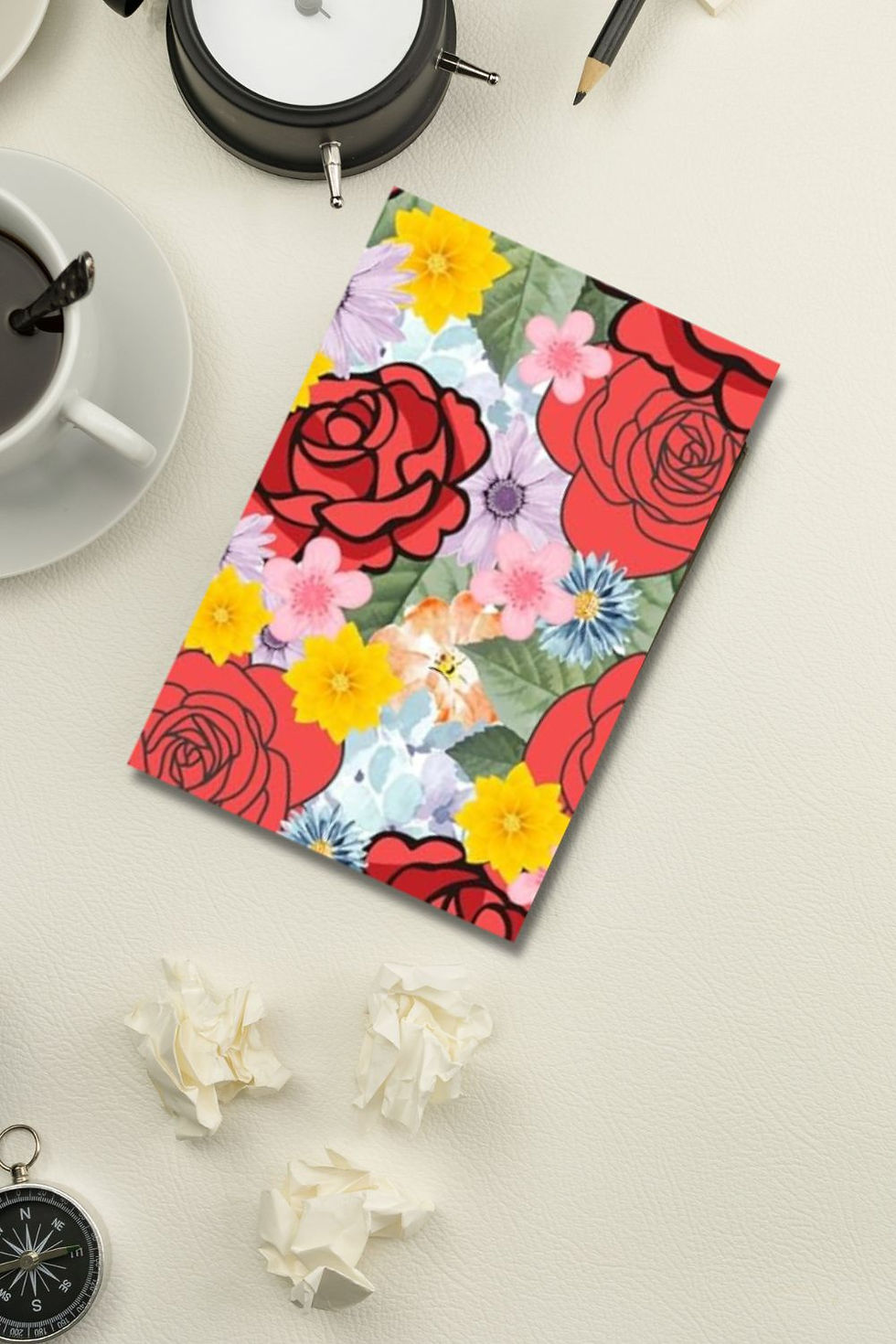 Thumbnail: Rose Floral Journal | Elegant Lined Notebook for Writing & Journaling
