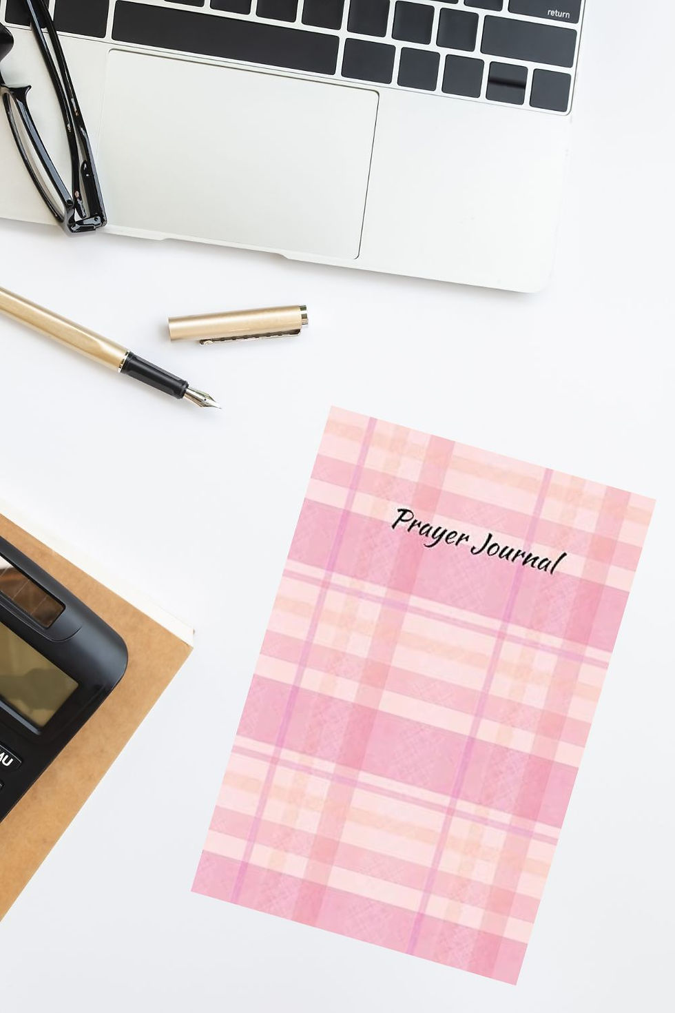 Thumbnail: Pink Flannel Prayer Journal | Guided Christian Journal