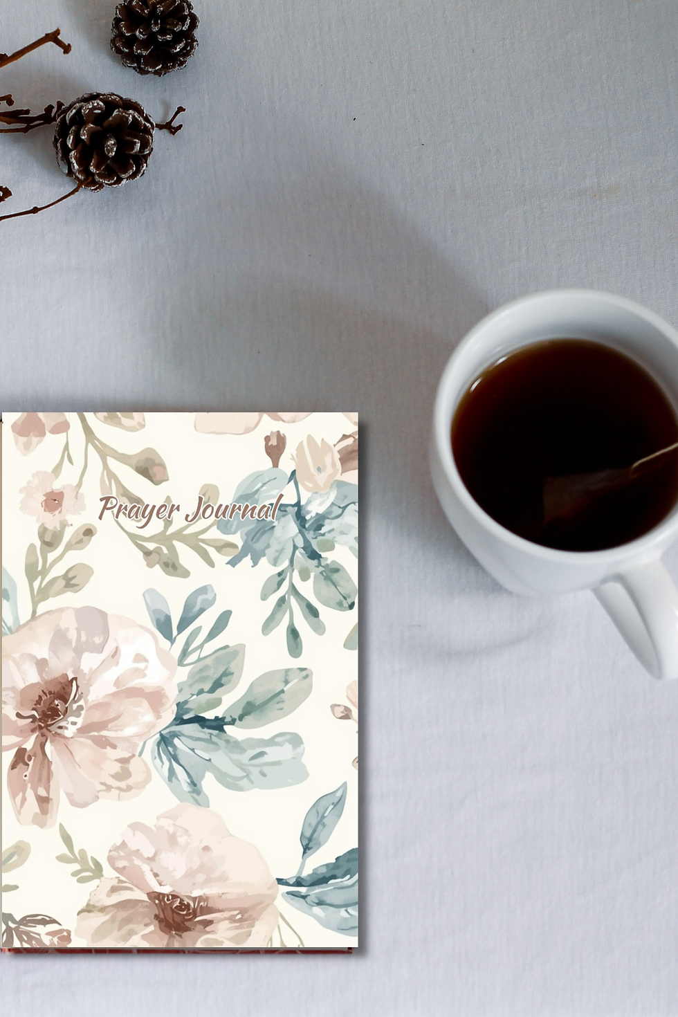 Thumbnail: Floral Foliage Prayer Journal | Guided Christian Notebook
