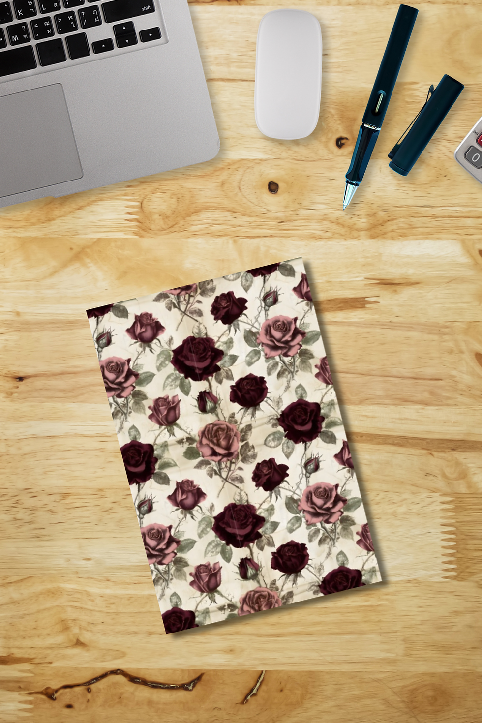 Thumbnail: Antique Roses Journal | Lined Notebook for Writing