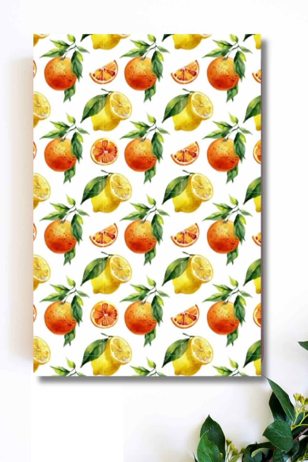 Thumbnail: Lemons and Oranges Journal | Lined Notebook for Writing