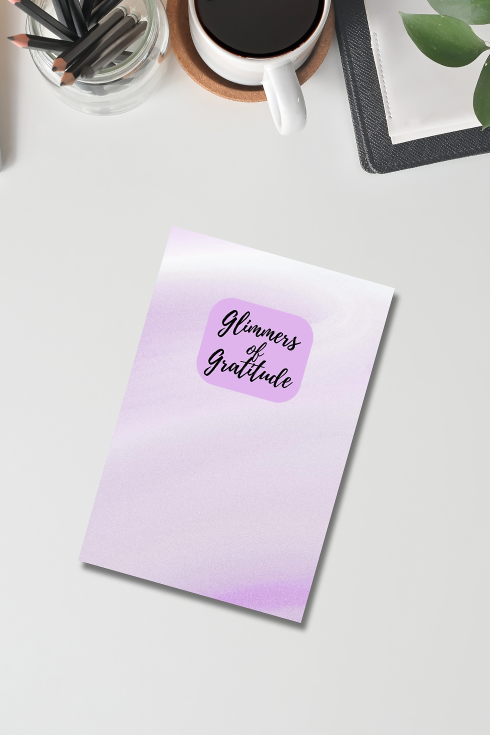 Thumbnail: Purple Ombre Gratitude Journal | Daily Thankfulness Journal