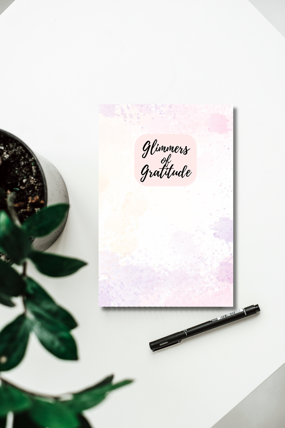 Thumbnail: Pink Purple Gratitude Journal | Daily Thankfulness Journal