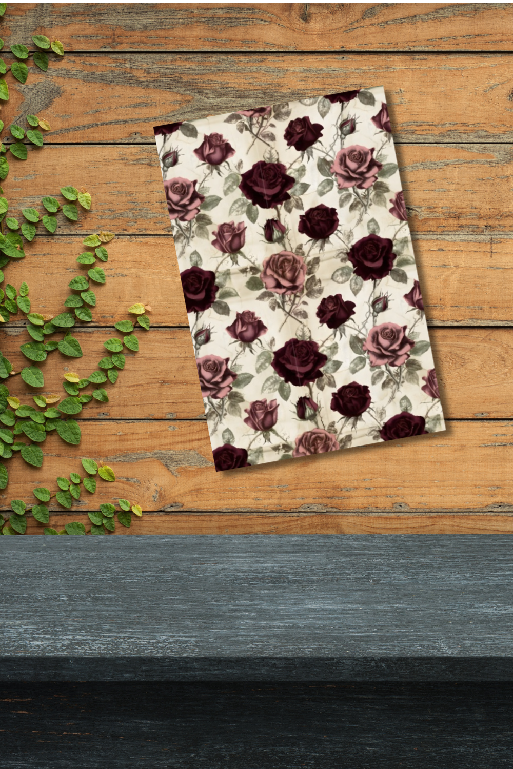Antique Roses Journal | Lined Notebook for Writing
