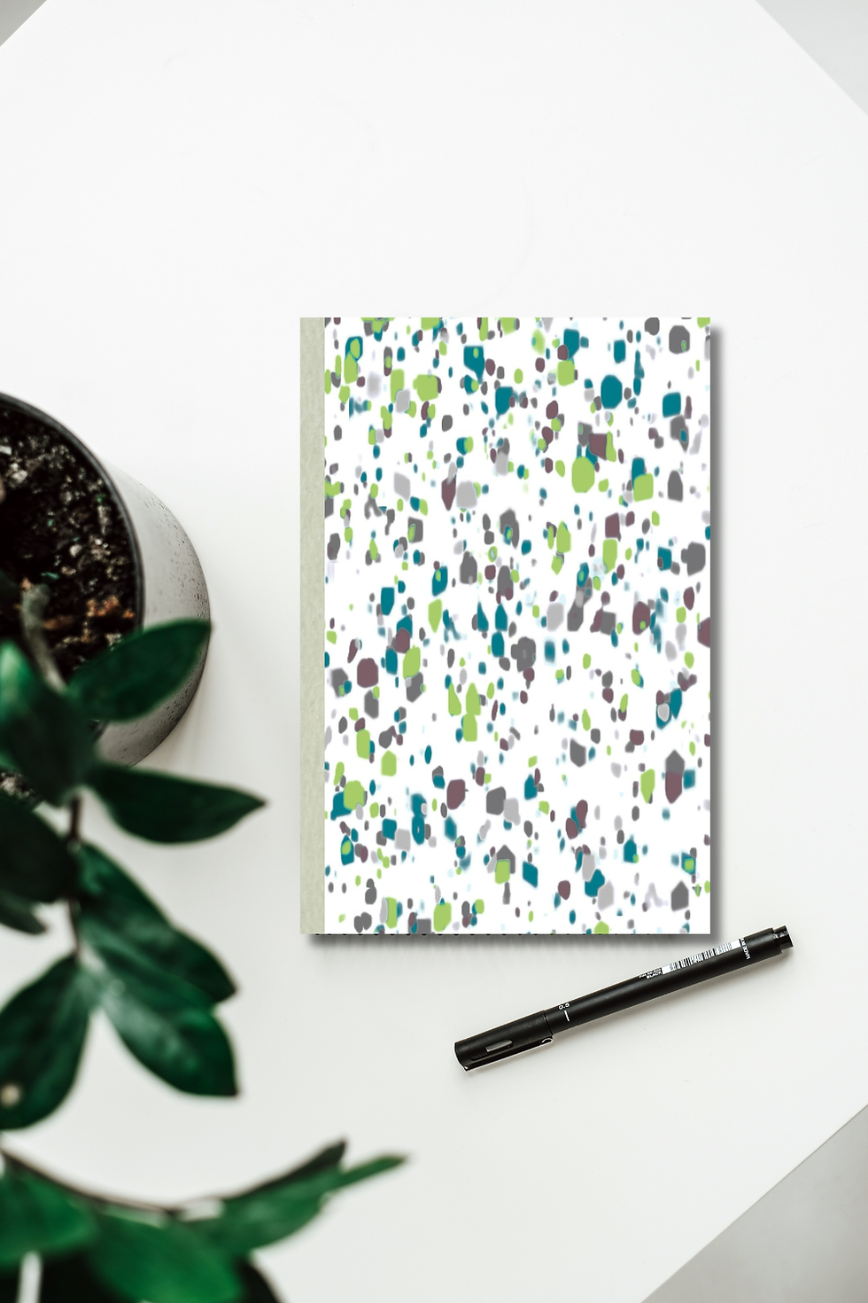 Thumbnail: Paint Splatter Journal | Lined Notebook