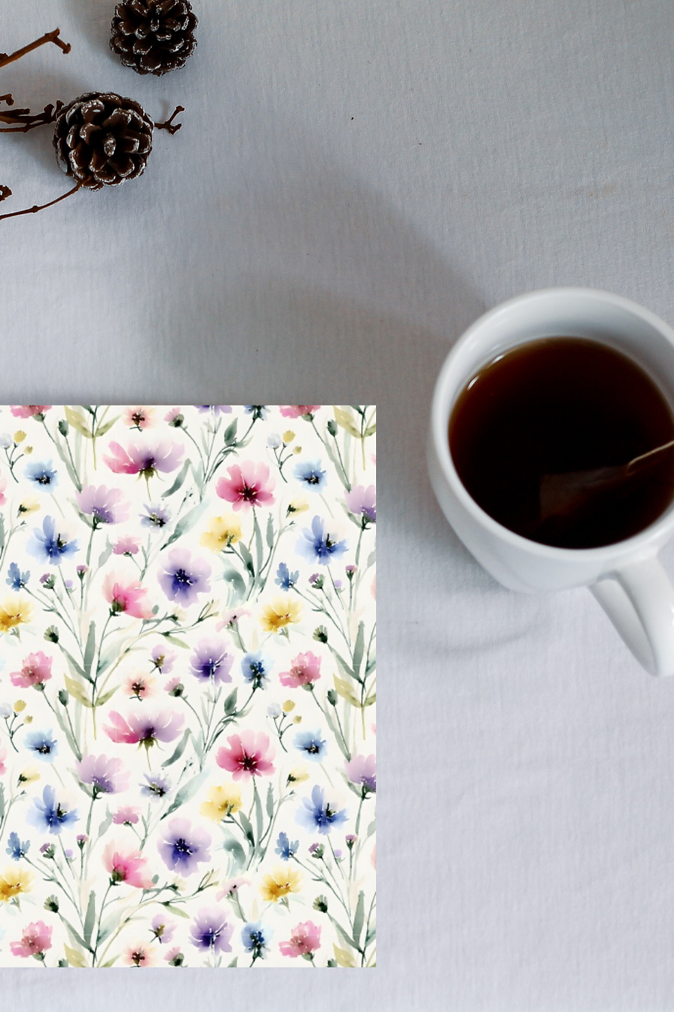 Thumbnail: Watercolor Floral Journal | Lined Notebook for Writing