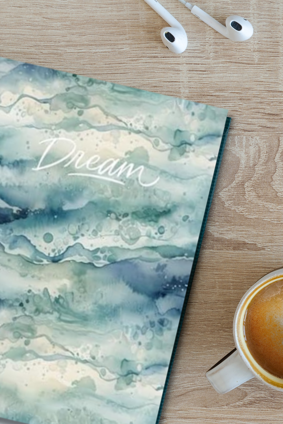 Thumbnail: Abstract Ocean Dream Journal | Sleep & Dream Diary