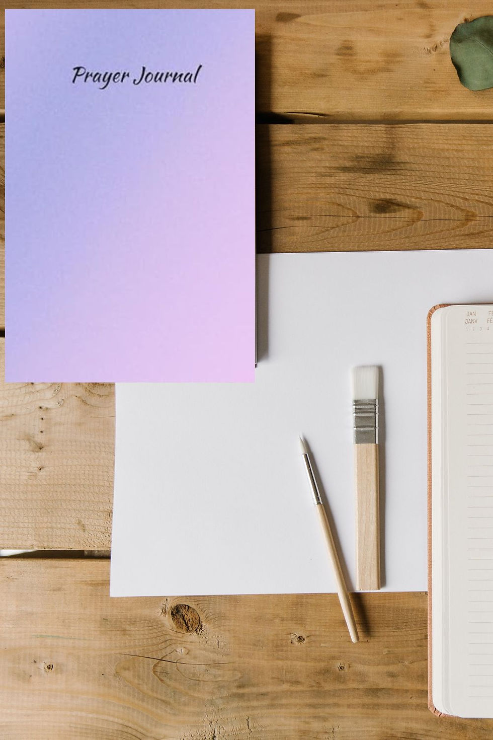 Thumbnail: Dark Purple Ombre Prayer Journal | Guided Christian Journal