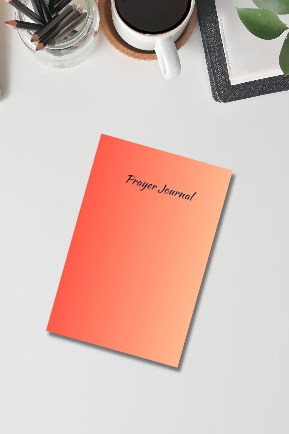 Thumbnail: Orange Ombre Prayer Journal | Guided Christian Journal