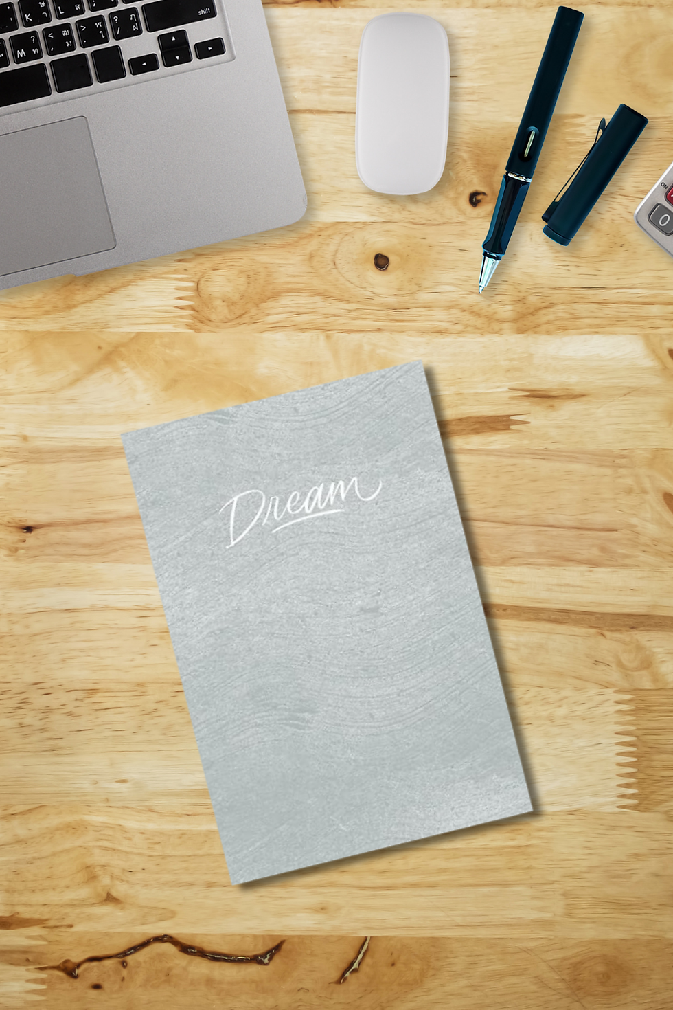 Thumbnail: Grey Waves Dream Journal | Sleep & Dream Diary
