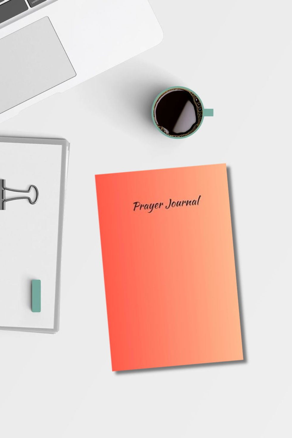 Thumbnail: Orange Ombre Prayer Journal | Guided Christian Journal