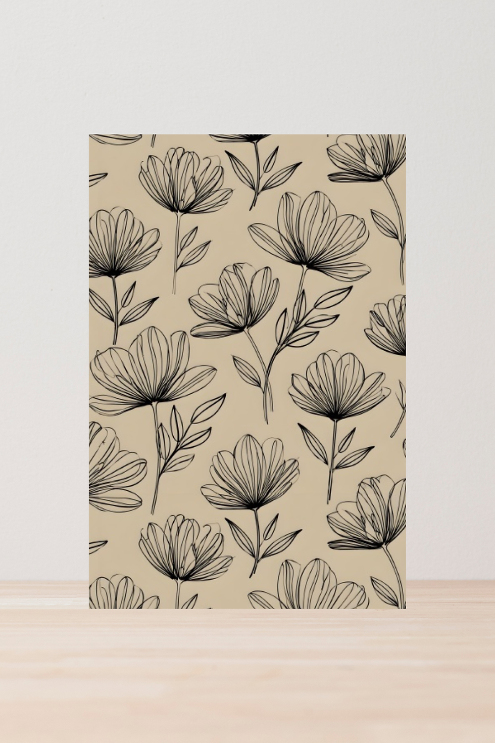 Thumbnail: Minimal Floral Bullet Journal | Dot Grid Notebook