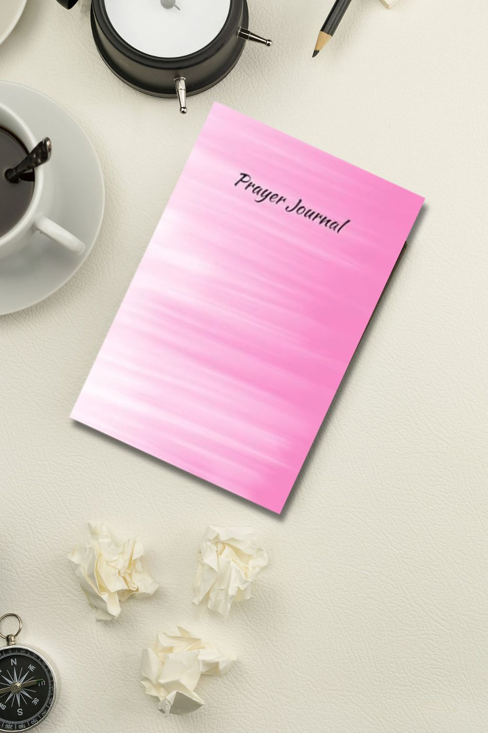 Thumbnail: Pink Streaks Prayer Journal | Guided Christian Journal