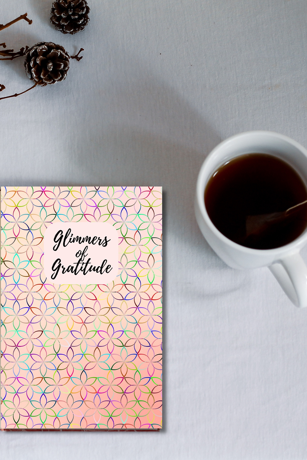 Thumbnail: Rainbow Floral Gratitude Journal | Daily Thankfulness Journal
