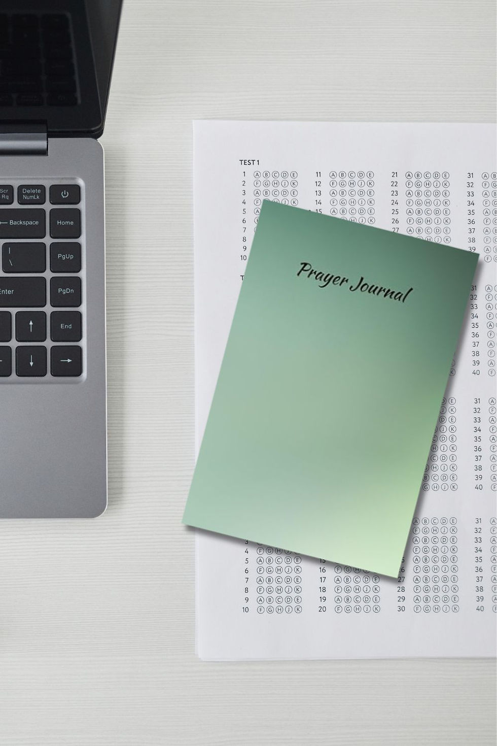 Thumbnail: Dark Green Prayer Journal | Guided Christian Journal