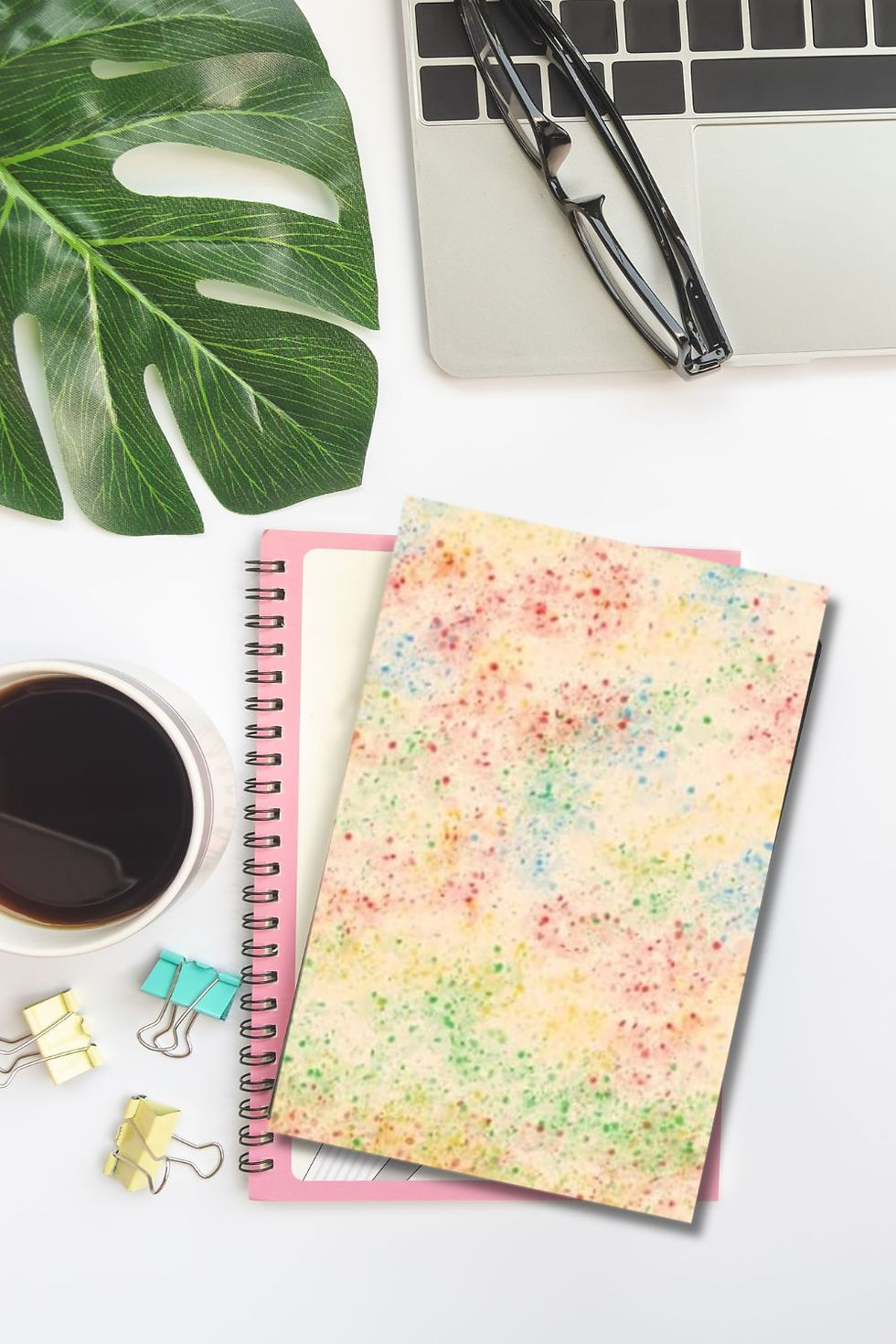 Thumbnail: Colorful Sprinkles Hardcover Bullet Journal | Dot Grid Notebook