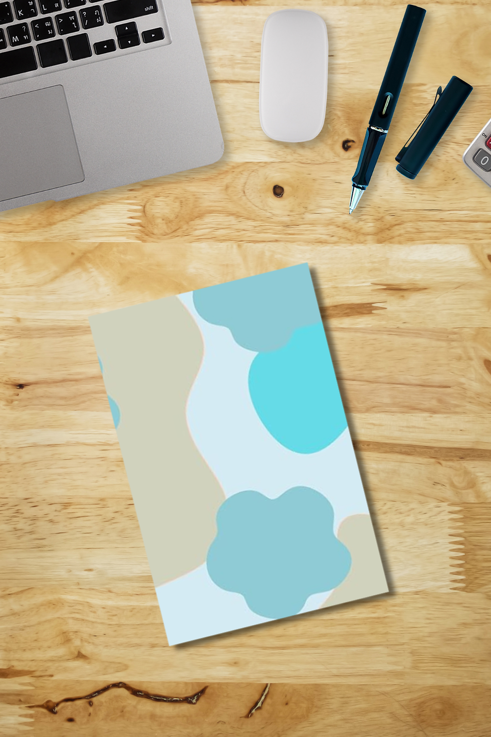 Thumbnail: Blue Camo Bullet Journal | Dot Grid Notebook
