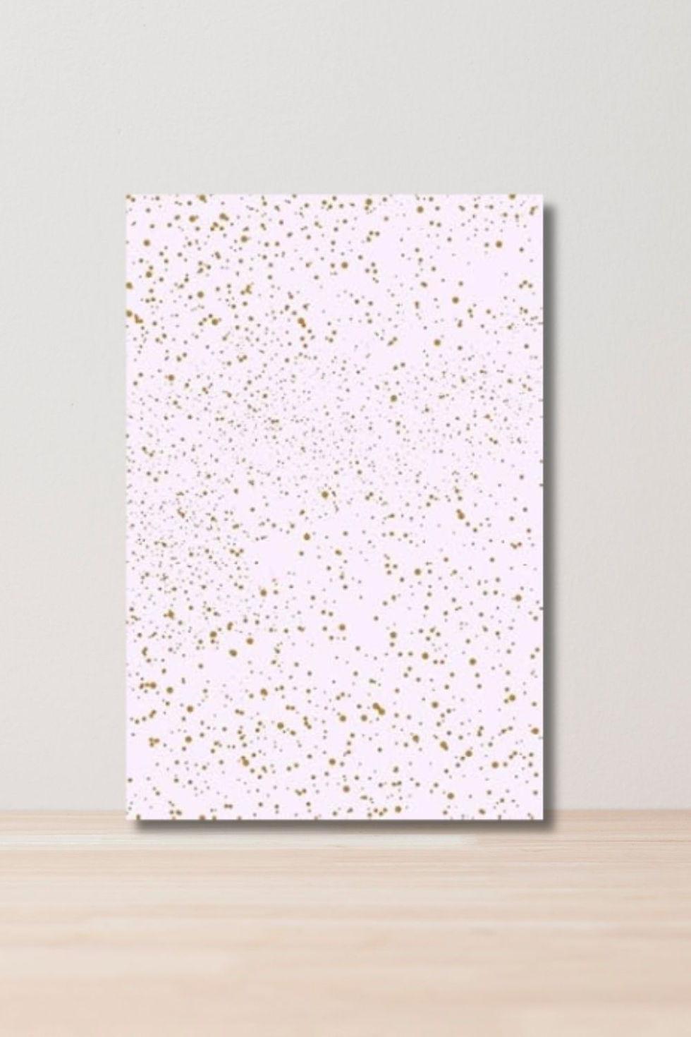Thumbnail: Pink Gold Splatter Hardcover Bullet Journal | Dot Grid Notebook