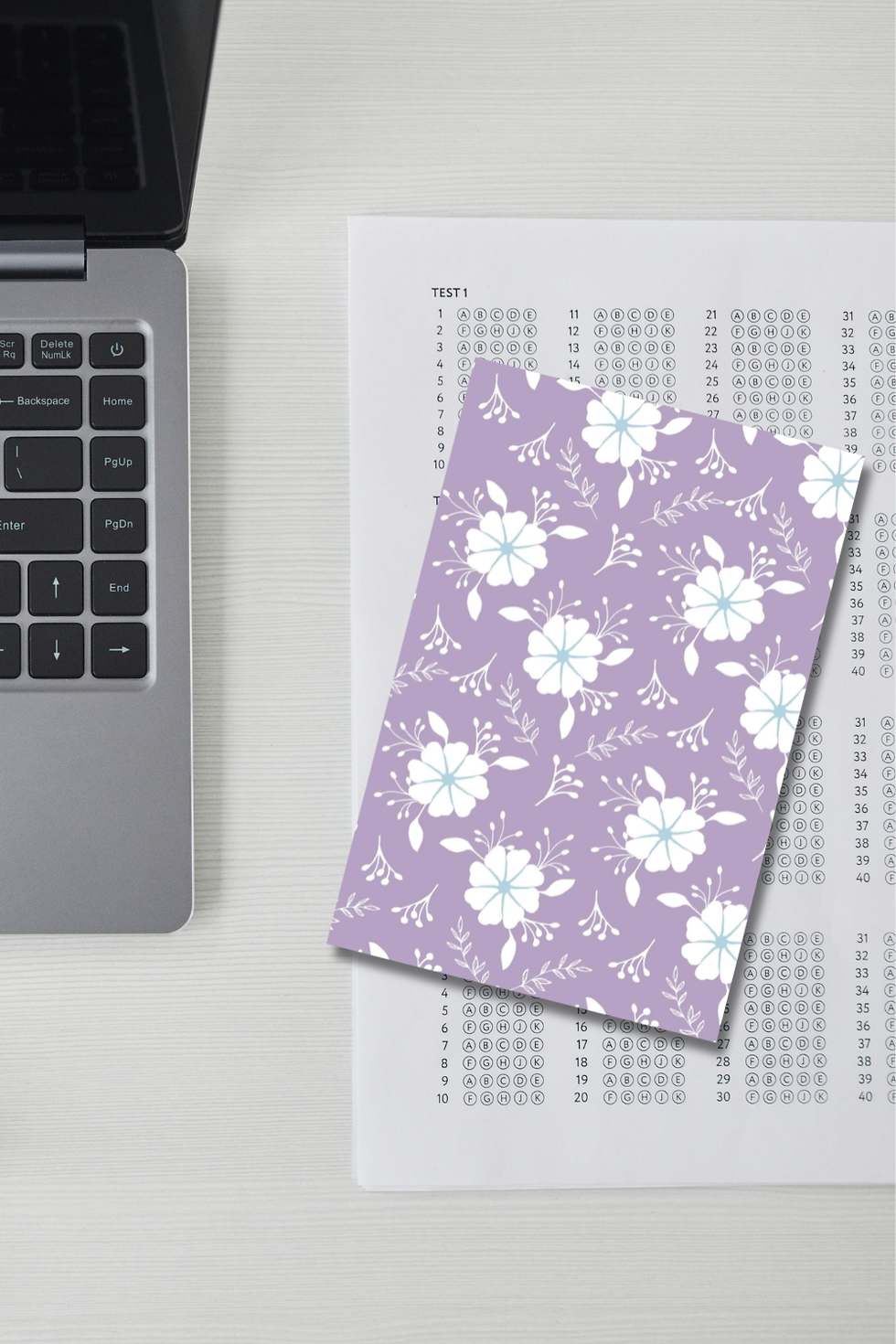 Thumbnail: Purple Floral Journal | Lined Notebook