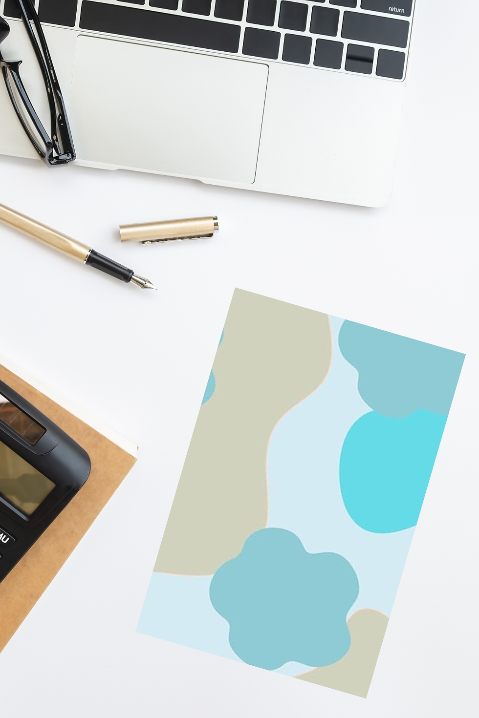 Thumbnail: Blue Camo Bullet Journal | Dot Grid Notebook