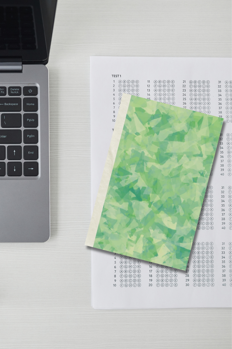 Thumbnail: Green Abstract Journal | Lined Notebook