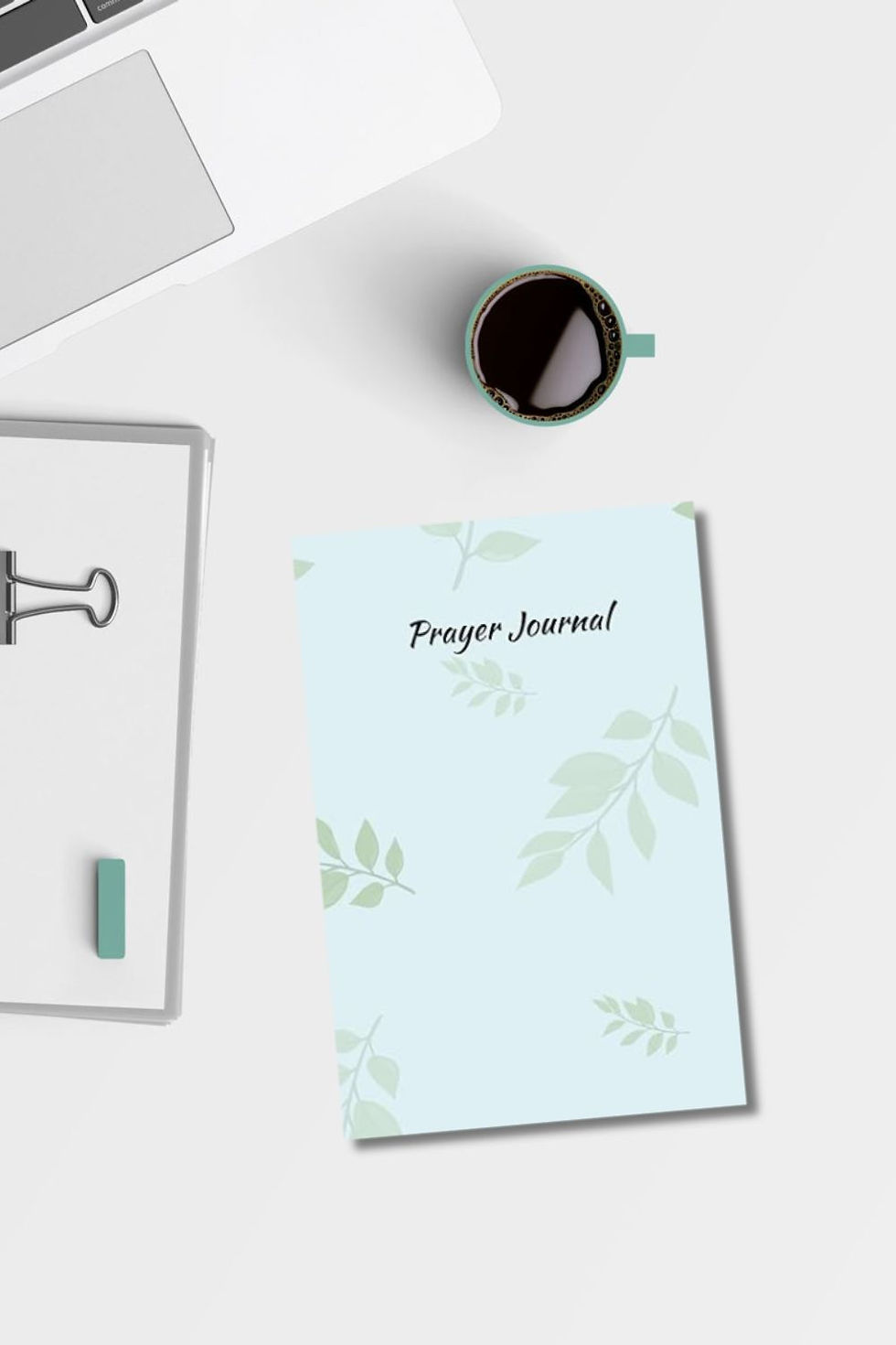Thumbnail: Blue Leaves Prayer Journal | Guided Christian Journal