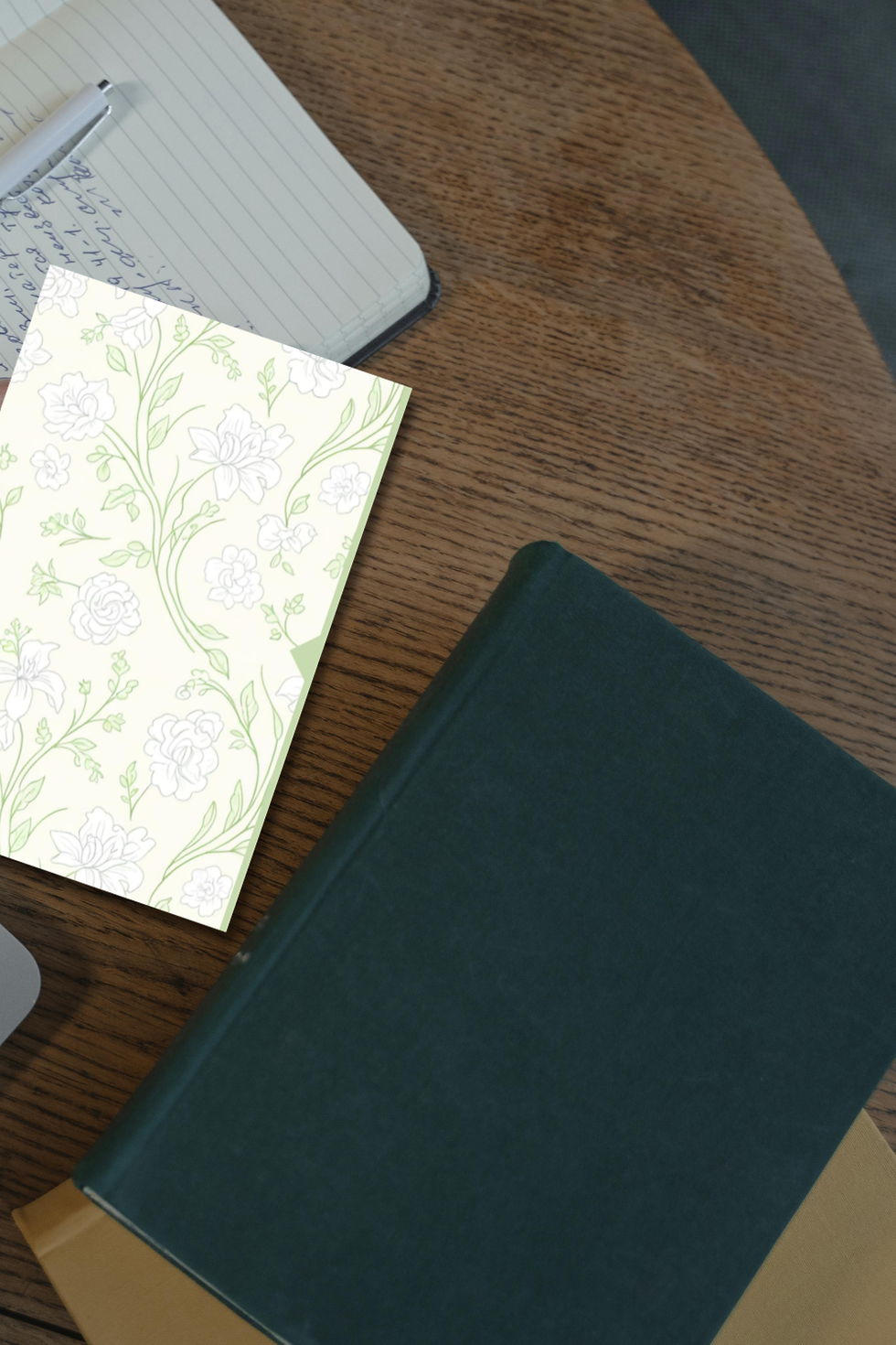 Thumbnail: Yellow Floral Journal | Lined Notebook