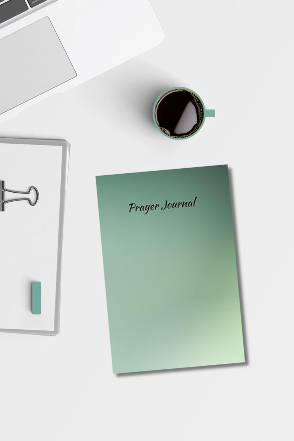 Thumbnail: Dark Green Prayer Journal | Guided Christian Journal