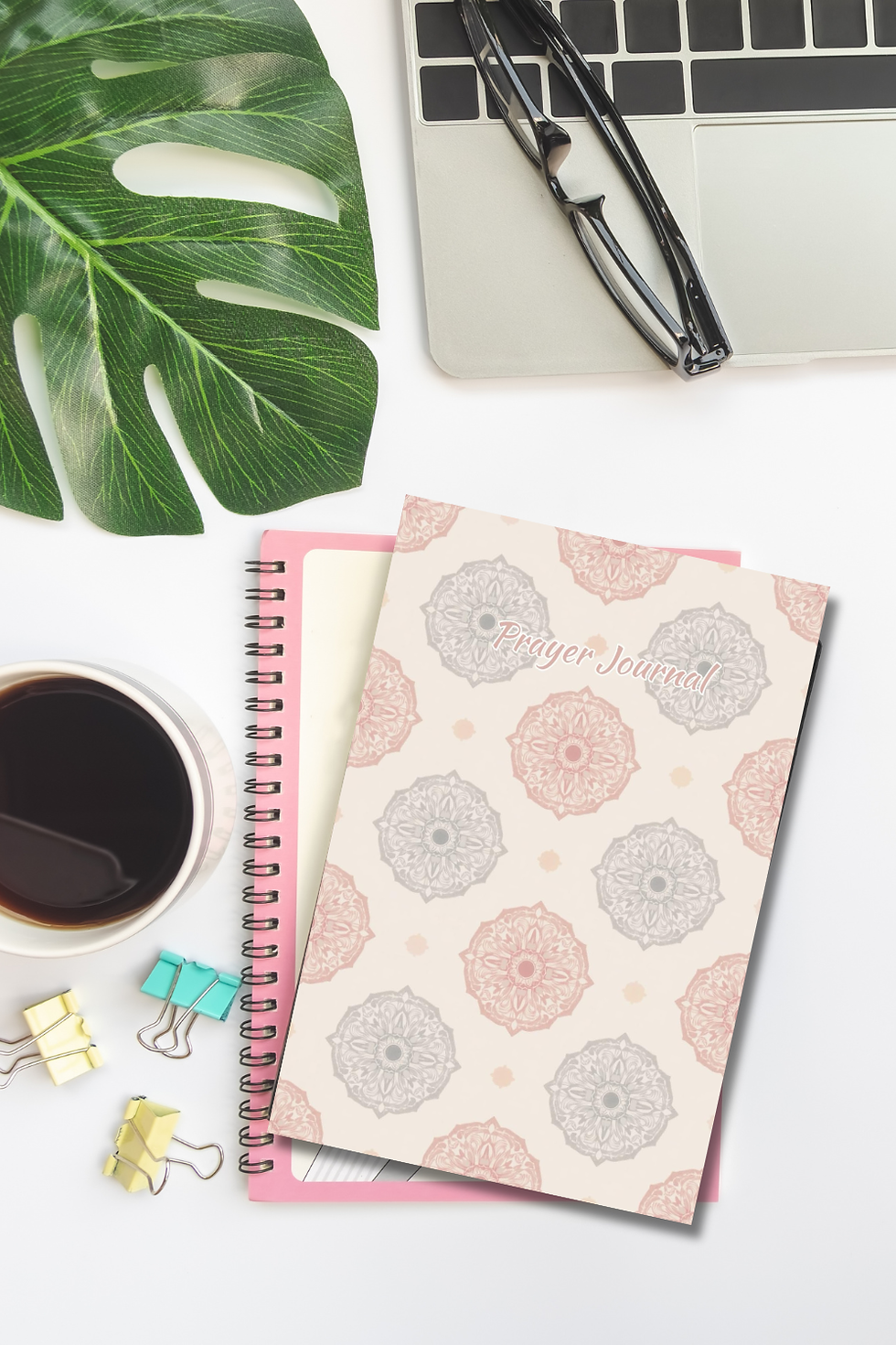 Thumbnail: Minimal Mandala Prayer Journal | Guided Christian Notebook