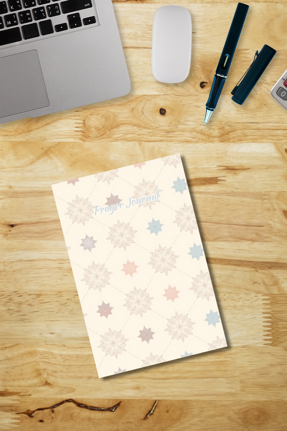 Thumbnail: Neutral Mandala Prayer Journal | Guided Christian Notebook